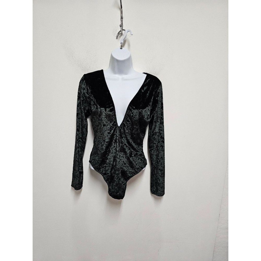 Victoria's Secret Tops Victorias Secret Velvet Bodysuit Size M/L